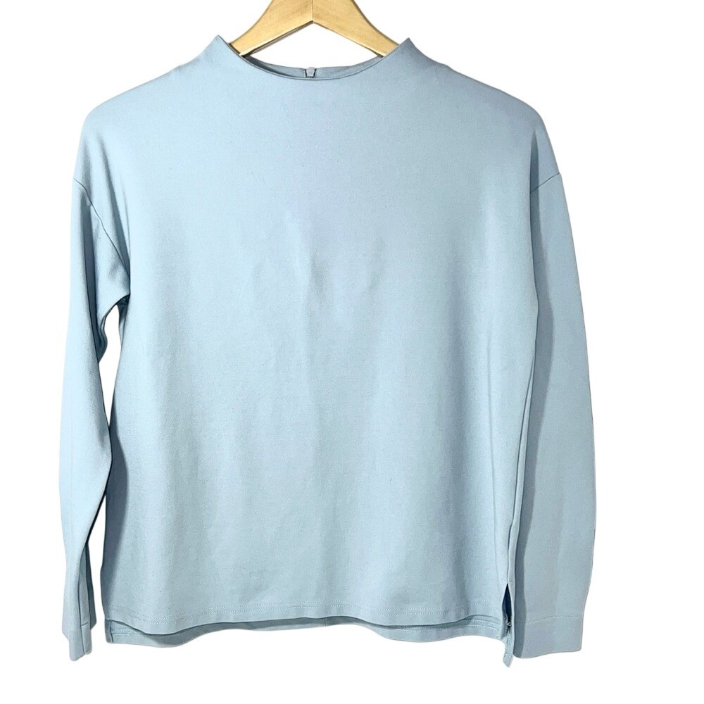 COMME CA ISM Long Sleeve High Neck‎ Top Sz 9{M)
